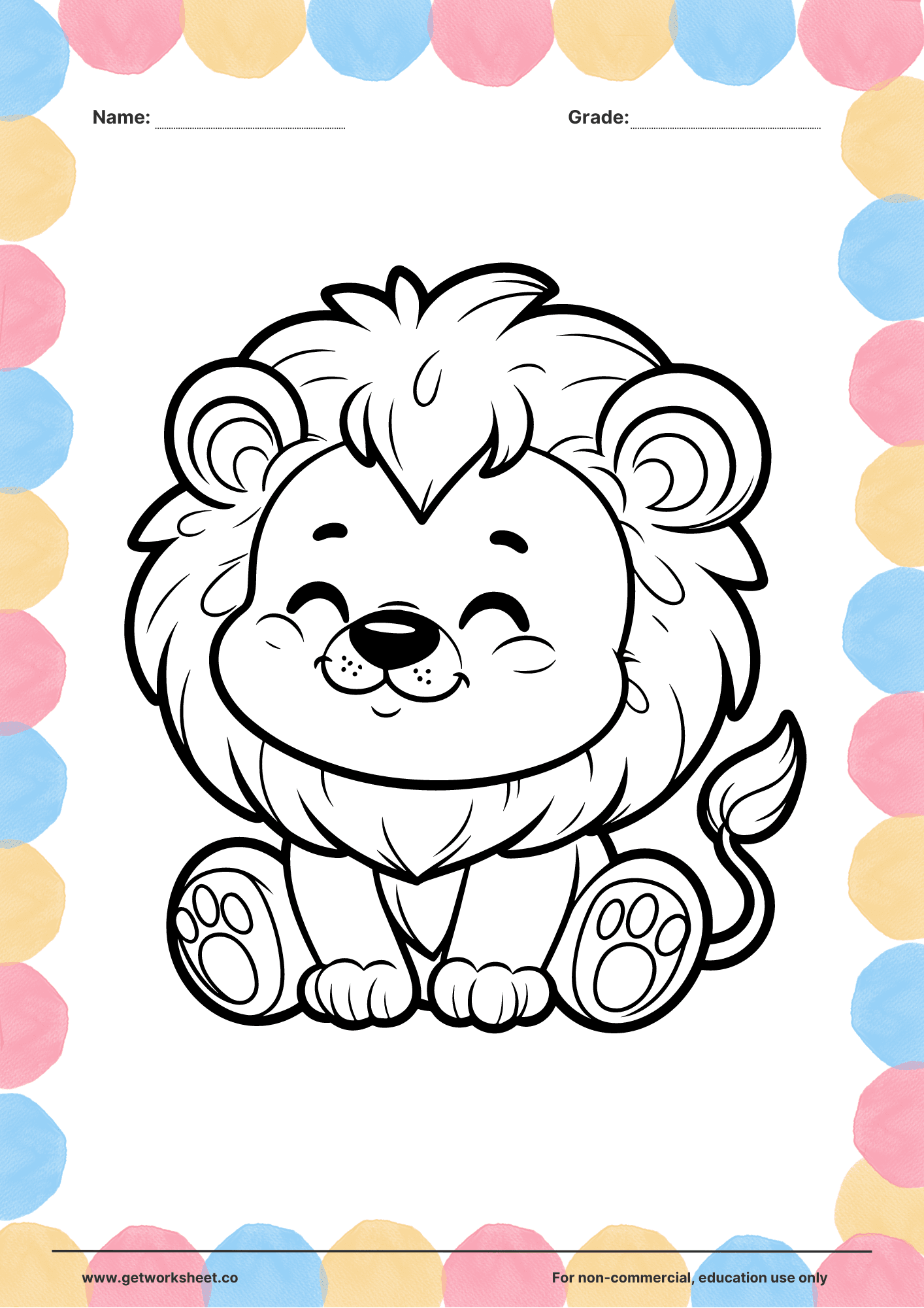 Animal coloring pages 6