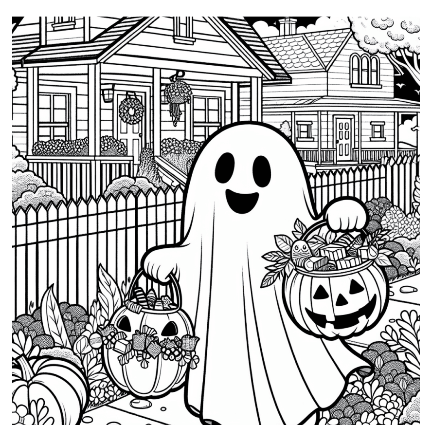 Free halloween coloring pages