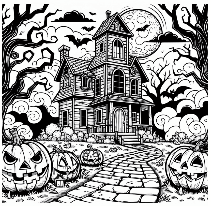 Halloween coloring pages 2