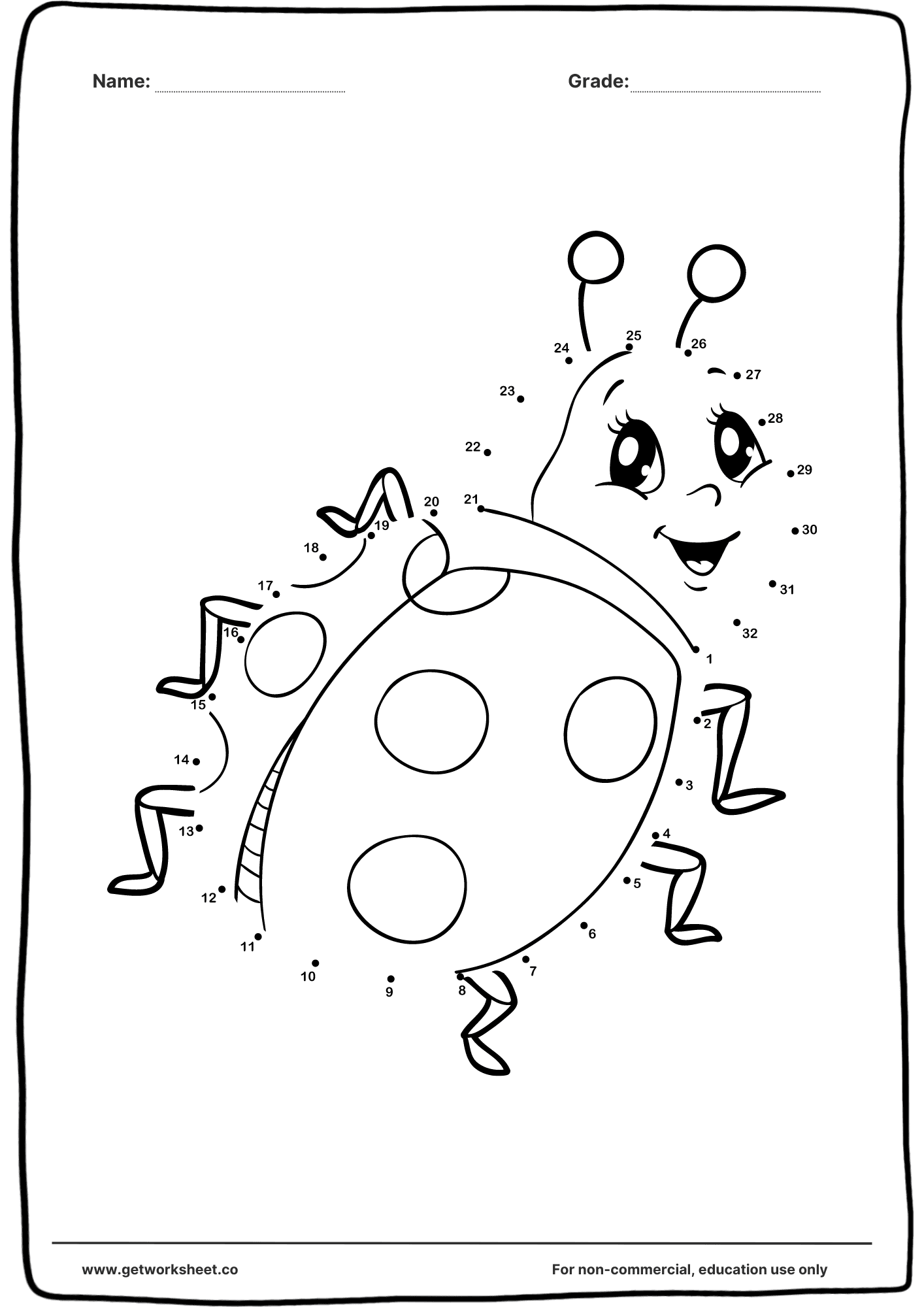 Connect the dots printable 3