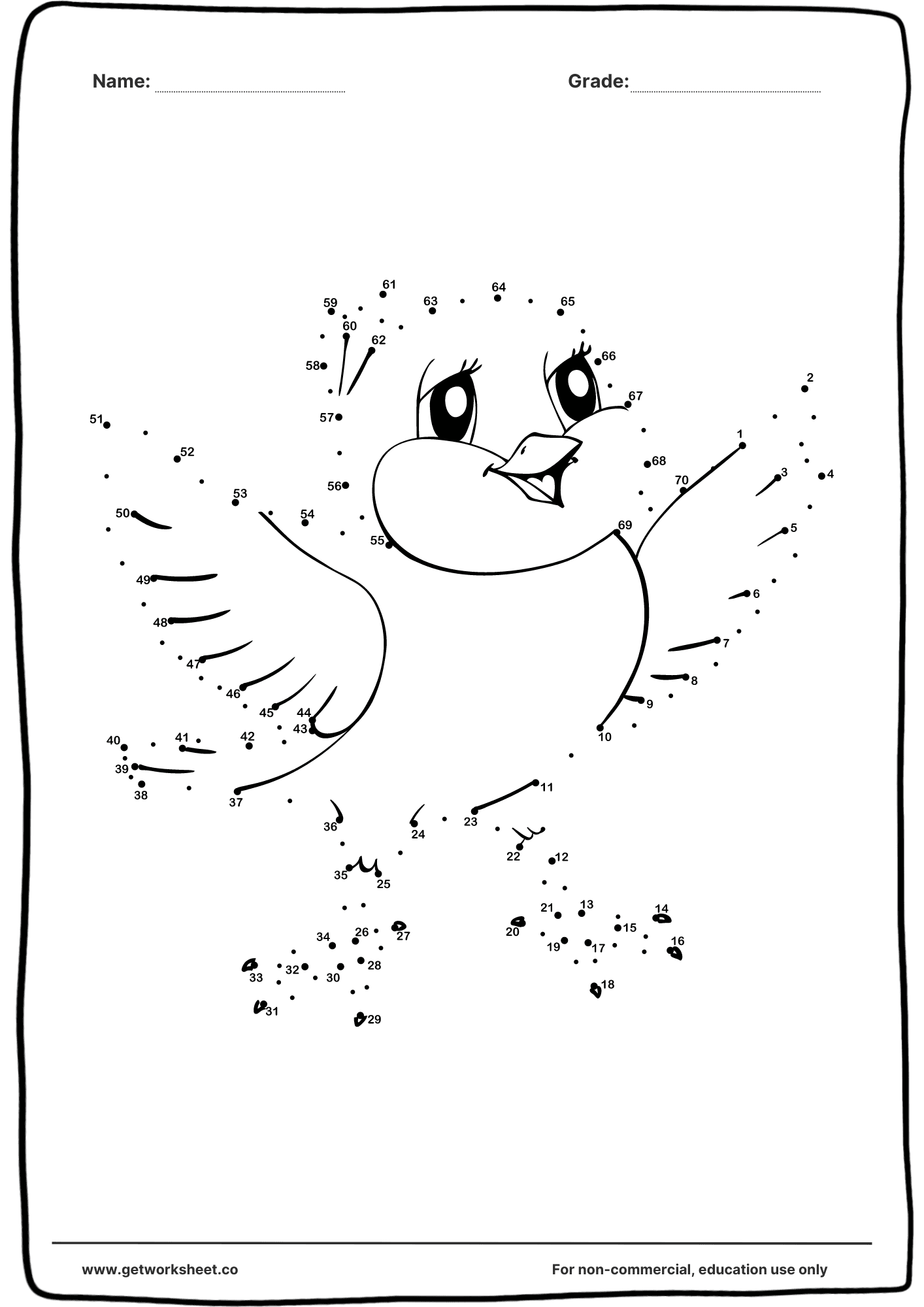 Connect the dots printable 5