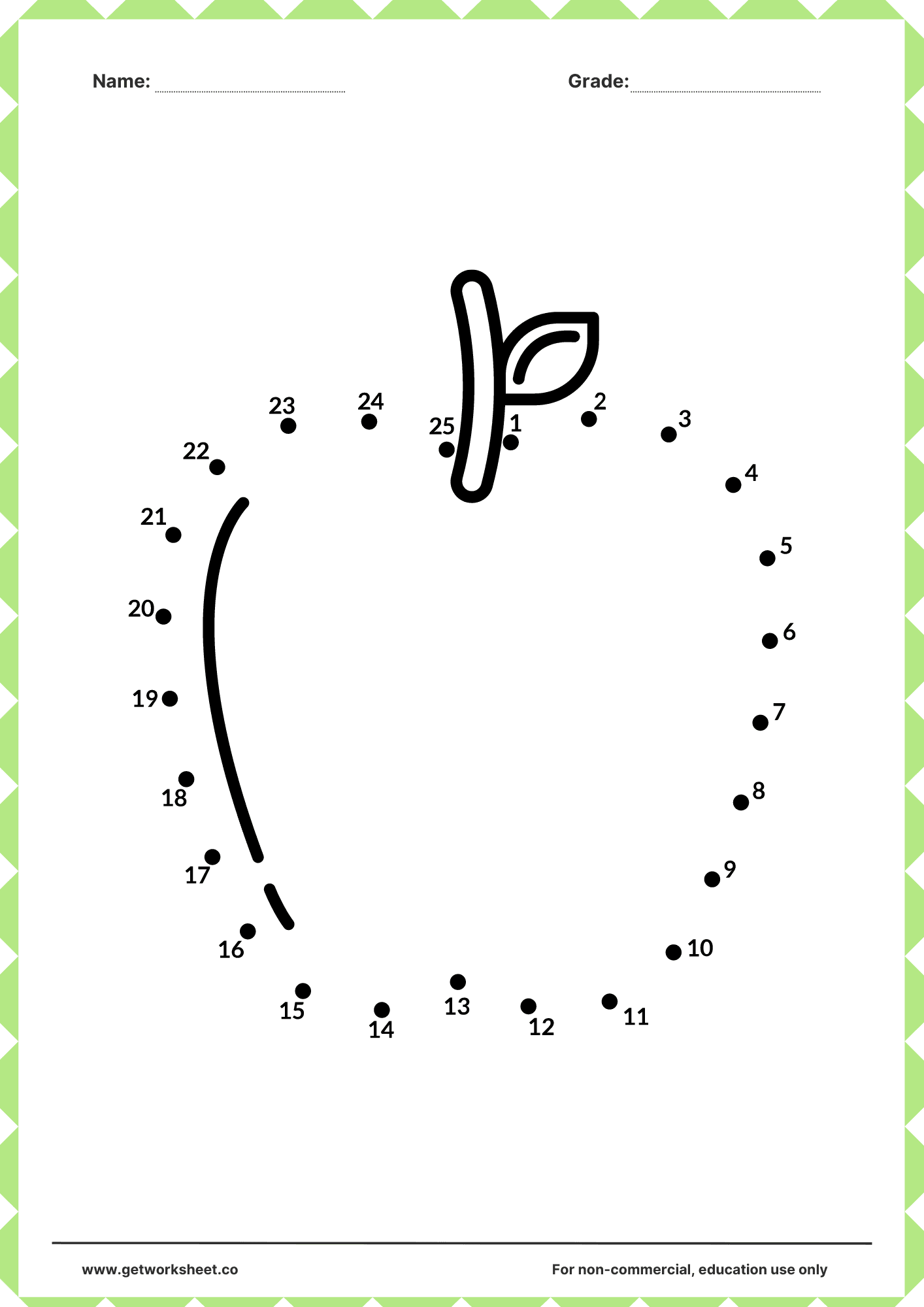 Connect the dots printable 11