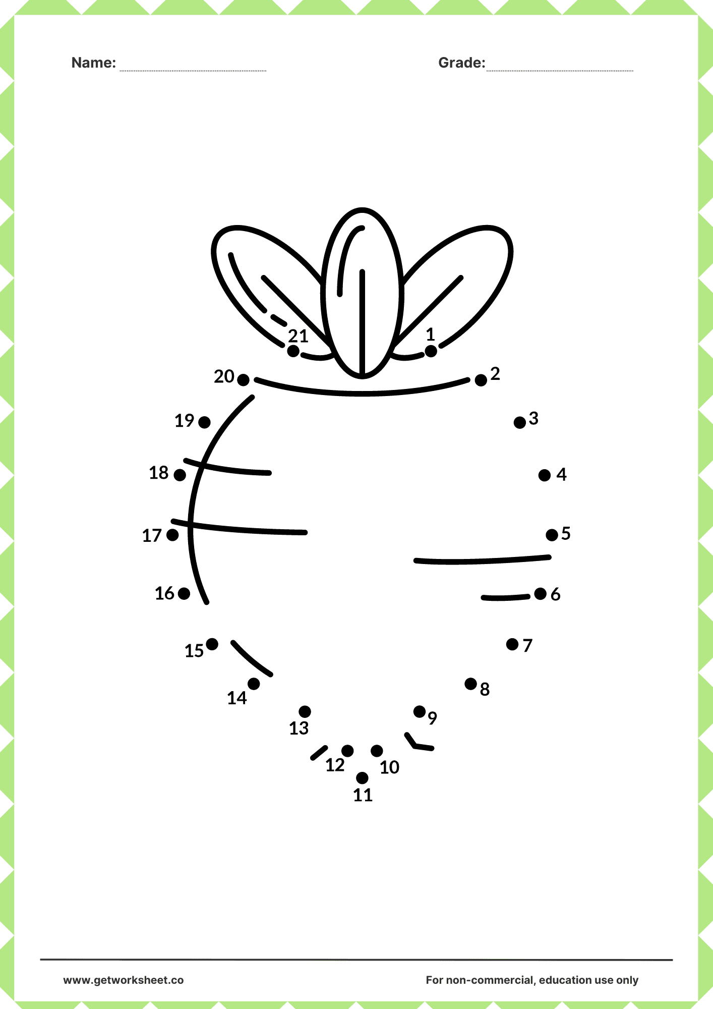 Connect the dots printable 15